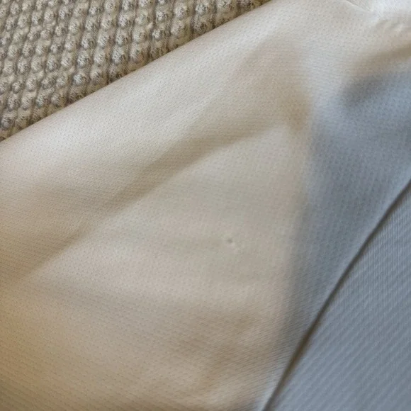 Nike Running Dri Fit 1/4 Zip Pullover White Collared Women's Size XL - Picture 2 of 4